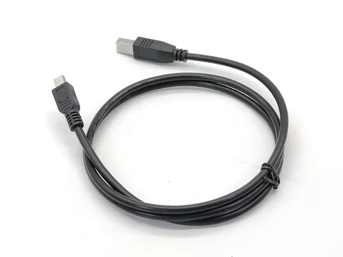 Miniatura 5 de Elecbee Cable USB B de 180 grados macho a mini USB recto USB 2.0, compatible con computadoras, portátiles, consolas de juegos, impresoras, discos