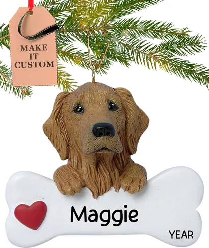 Miniatura 36 de Adorno personalizado de hueso de perro Doberman Pinscher 2025 Personalización gratuita las 24 horas Adornos de Navidad de la primera Navidad