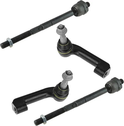 Miniatura 107 de TRQ Juego de barras de acoplamiento delanteras interiores y exteriores de 4 piezas compatible con Jeep Cherokee 1991-2001 y Comanche 91-92