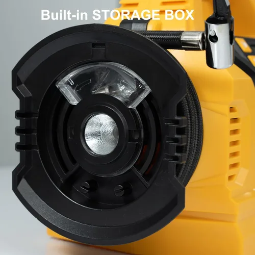 Miniatura 8 de MaxMore Inflador/desinflador portátil de neumáticos compatible con batería DeWalt 20V (solo herramienta), bomba de compresor de aire inalámbrica