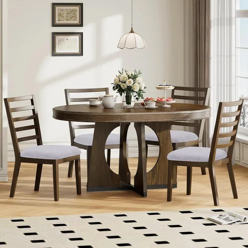 Miniatura 8 de Smiry - Fundas de asiento de terciopelo para silla de comedor, juego de 6, ajuste elástico, extraíbles, lavables, protectores de cojín de asiento