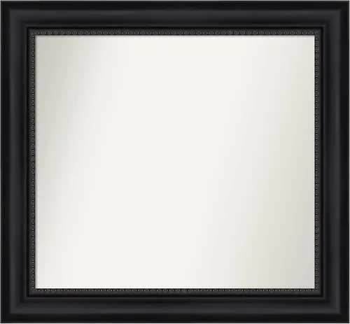 Miniatura 13 de Amanti Art Espejo personalizado, espejo de baño negro Astor, espejo de pared o espejo de tocador de baño sobre el fregadero (25 x 25 pulgadas)