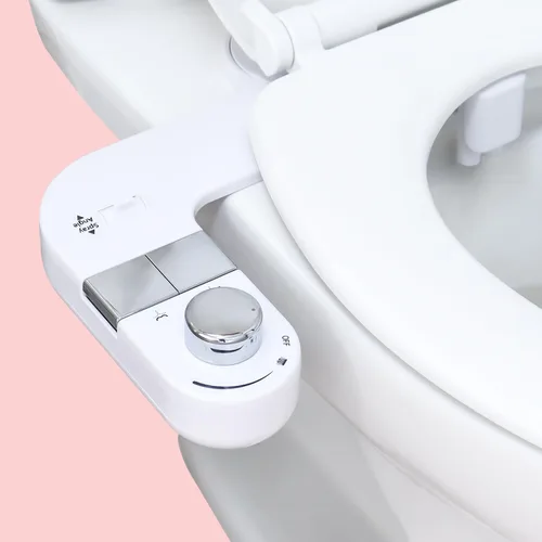 Miniatura 7 de Bidé, accesorio de bidé para inodoro, rociador de bidé de agua dulce no eléctrico con boquilla de autolimpieza, control de presión ajustable