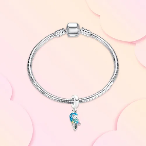 Miniatura 2 de Annmors Christmas Animal Heart Charm fit Bracelet Necklace 925 Sterling Silver Charm for Woman,Chriatmas Jewelry Gifts for Women Girls