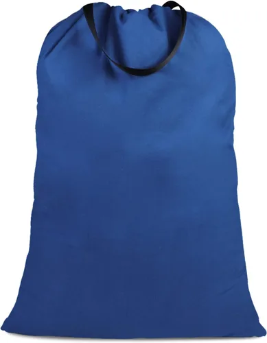 Miniatura 20 de Bolsa de lona de algodón con asas y correas de cordón, bolsas de lavandería extra grandes resistentes para lavandería y hogar, bolsa de ropa sucia