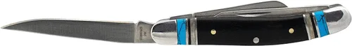 Miniatura 2 de Cattlemans Cutlery Cheyenne Series Blue Horizon Stockman - Cuchillo de bolsillo plegable, 3 cuchillas de acero inoxidable en 1 cuchillo