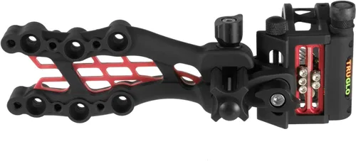 Miniatura 2 de Truglo 5-Pin Carbon Hybrid Archery Sight, Black Negro