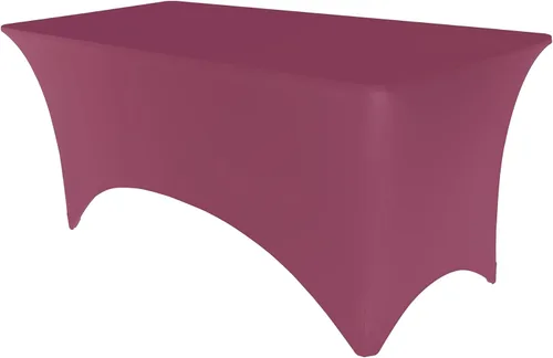 Miniatura 9 de Pomp Mantel elástico de elastano color antracita de 4 pies, resistente a las arrugas y a las manchas, tela de alta calidad de fácil cuidado, se