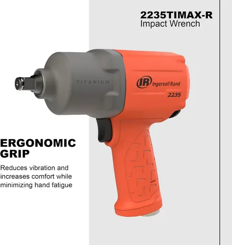 Miniatura 4 de Ingersoll Rand 2235TiMAX-R - Llave de impacto neumática de 1/2 pulgada, diseño ligero de 4.6 libras, potente salida de par de torsión de hasta 1350