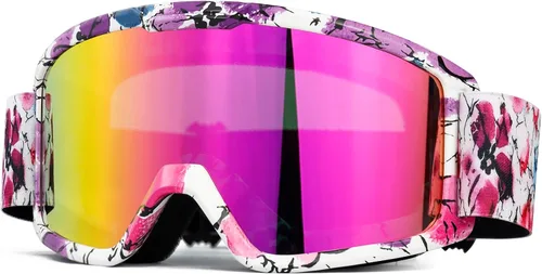 Miniatura 10 de SPOSUNE Gafas de esquí y nieve, resistentes al viento, antivaho, protección UV para hombres y mujeres, motocross, motocicleta, ATV, todoterreno, OTG
