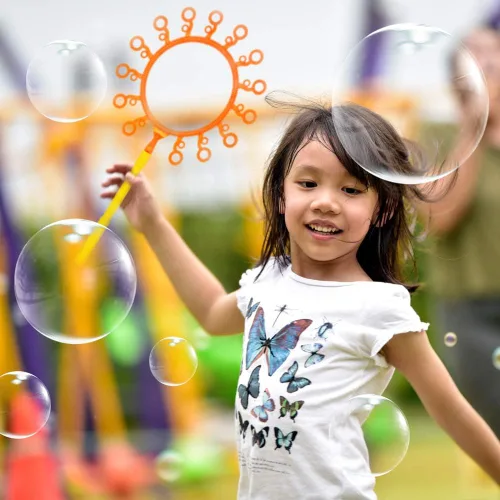 Miniatura 6 de OleOletOy Juego de varitas de burbujas gigantes: juguete para niños y adultos para hacer burbujas, diversión al aire libre y actividades interiores
