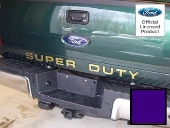 Miniatura 35 de 2008-2016 Insertos de letras para portón trasero (calcomanías delgadas) de reemplazo para Ford F250 F350 F450 Super Duty (2008-2016) Bandera