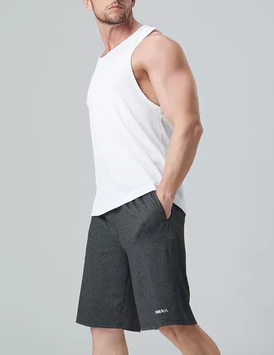 Miniatura 4 de Liberty Imports Paquete de 5 pantalones cortos deportivos de baloncesto para hombre, de malla, de secado rápido, con bolsillos