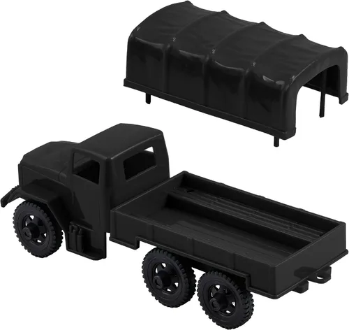 Miniatura 4 de TimMee - Camiones de plástico para hombre, color negro, M34 Deuce y media carga, fabricados en EE. UU