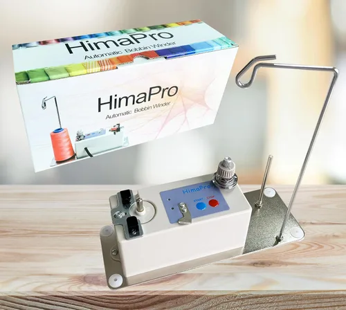 Miniatura 2 de HimaPro Bobinadora Automática para Máquina de Coser Bobinadora Eléctrica - Bobinadora Eléctrica - Ranura Ajustable para Bobina - Experiencia