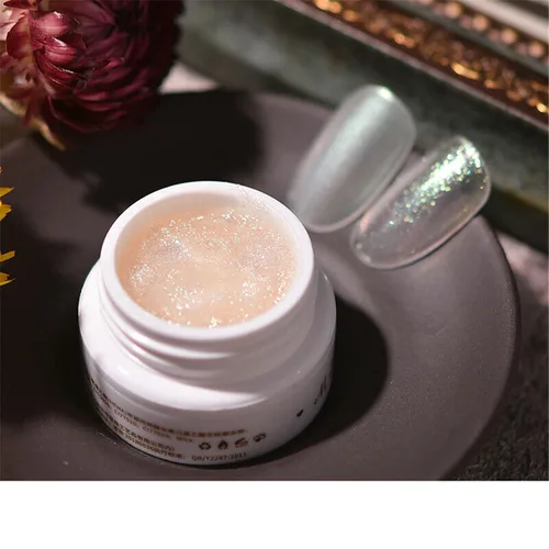 Miniatura 10 de Nail Art Gel - Esmalte de uñas en gel sólido con purpurina y barro altamente pigmentado (328)