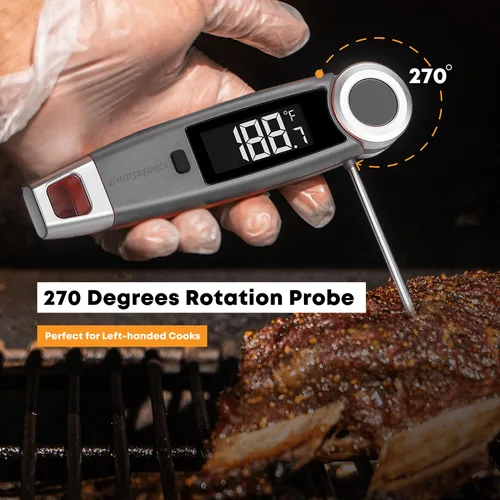 Miniatura 7 de Finaltouch X10 Termómetro Digital de Carne de Lectura Instantánea Certificado NSF Resistente al Agua Profesional para Cocinar Asar a la Parrilla BBQ