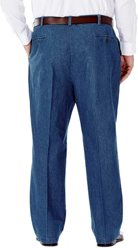 Miniatura 2 de Haggar Men's Casual Classic Fit Denim Trouser Pant-Regular and Big & Tall Sizes