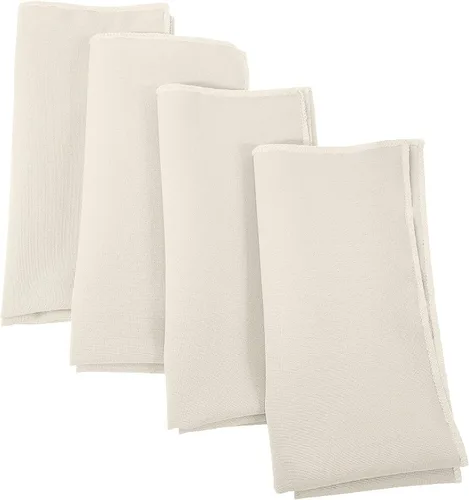 Miniatura 3 de LA Linen Paquete de 10 servilletas de popelina de poli, servilletas de tela suave, servilletas lavables y reutilizables, servilletas de mesa