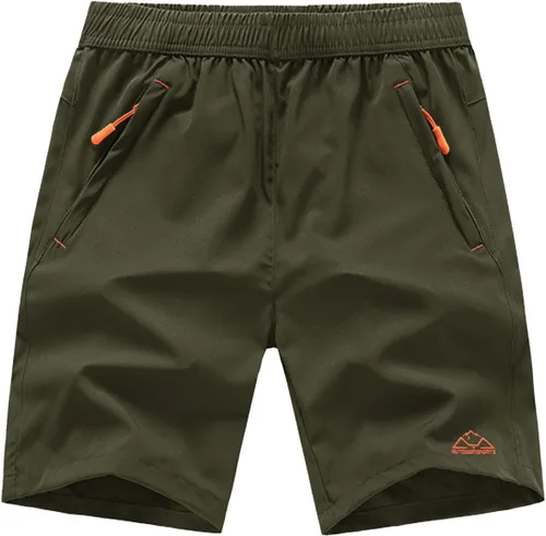 TBMPOY Pantalones cortos de senderismo para hombre de 7 pulgadas, de secado rápido, atléticos, gimnasio, deportes al aire libre, entrenamiento,