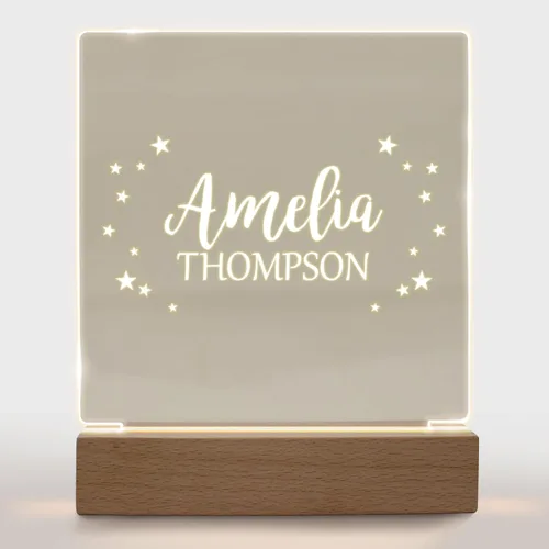 Miniatura 8 de Luz nocturna personalizada para niños, niñas, niños, regalos personalizados para decoración de dormitorio de bebé niño baloncesto Luz nocturna 019