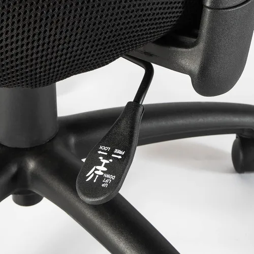 Miniatura 5 de Bush Business Furniture Accord Silla de oficina con respaldo de malla en color negro Solución de asiento ergonómico para estación de trabajo