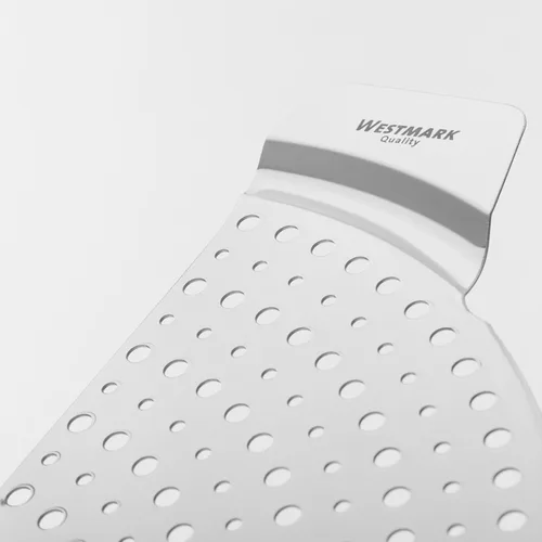Miniatura 5 de Westmark Colador de sartén de acero inoxidable – Escurridor de ollas resistente al calor con asas de agarre empotradas, se adapta a macetas de hasta