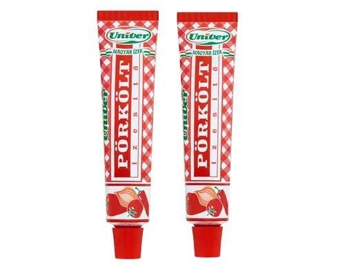 Miniatura 2 de Univer Hungarian Goulash Paste (una suave + otra caliente), 2 x 5.64 oz