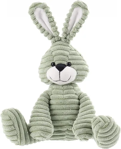 Apricot Lamb Toys - Conejo Conejito de Pana de Peluche Animal de Peluche Suave y Tierno Perfecto para Niños (Conejo Verde, 8.5 Pulgadas)