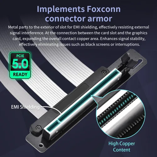 Miniatura 4 de Cable de elevación PCIE ConnBull (150 mm)