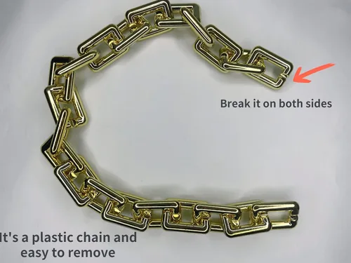 Miniatura 6 de Riñonera de cadena gruesa para mujer, bolso de cintura de cuero a cuadros, bolso cruzado de hombro, bolsos de pecho de lujo, bolsos de diseñador