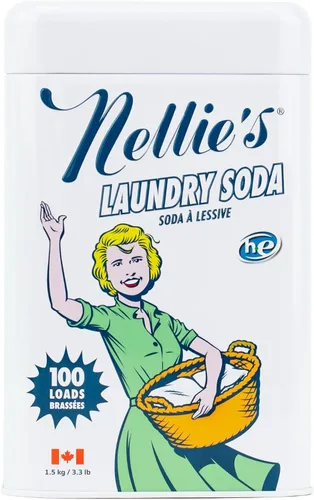 Miniatura 9 de Nellie's - Detergente en polvo para lavar la ropa, detergente concentrado, a granel, 500 cargas, fórmula ecológica, biodegradable, vegana