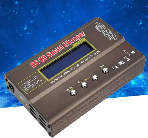 Miniatura 4 de Balance Cargador de batería B6 V3 80W AC DC Adaptador 11.0-18.0V RC NiMH Cargador con pantalla LCD