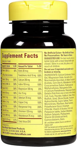 Miniatura 2 de Nature Made Multivitamínico para mujer, más de 50 comprimidos, 90 unidades para apoyo nutricional diario