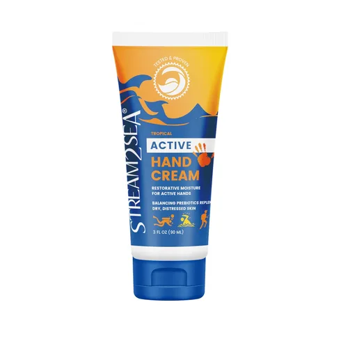 STREAM 2 SEA Tropical Intensive Repair - Crema de manos prebiótica esencial, antioxidante, rica en arrecifes, natural y sin parabenos, crema de