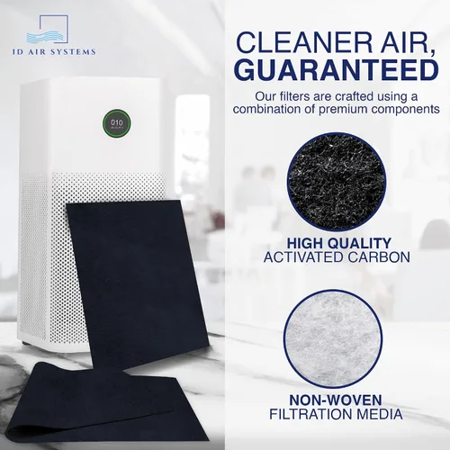 Miniatura 7 de Almohadilla de filtro de carbón activado cortada a medida, 16 x 48 hojas Trims to any size for furnace, AC, HVAC, vents & range hoods; absorbs