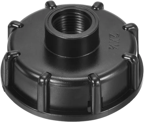 PATIKIL IBC - Adaptador de bolsa de 2.362 in, rosca gruesa, salida hembra de 1/2 pulgada, conector de tapón de drenaje de 275-330 galones para