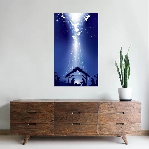 Miniatura 3 de CafePress Vinilo adhesivo de pared de 35 x 21 pulgadas, vinilo reutilizable