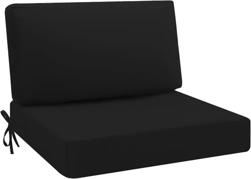 Miniatura 11 de idee-home Cojines impermeables para asiento de exteriores, cojines de repuesto para sofá y sillas de asiento profundo Hampton Bay, para césped