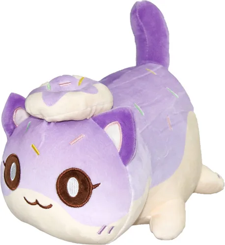 Miniatura 4 de Juguete de peluche de gato, lindo animé de dibujos animados de gato de peluche, almohada de peluche de juguete de regalo para niños y regalo