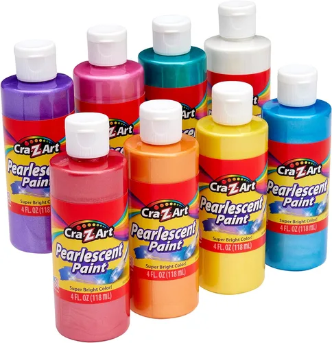 Miniatura 9 de Cra-Z-Art Paquete a granel de pintura con purpurina lavable, 8 unidades, colores surtidos de 4 onzas cada botella Purpurina 8 onzas
