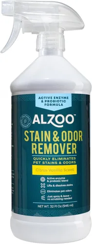 Miniatura 8 de ALZOO Removedor de manchas y olores, levanta y disuelve rápidamente las manchas de mascotas y ayuda a eliminar olores, ingredientes activos 100% a