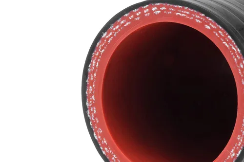 Miniatura 2 de HPS 5/8" (16mm) Negro de alta temperatura 3 capas de silicona reforzada con tapa de refrigerante calentador de derivación, 1-5/8 pulgadas