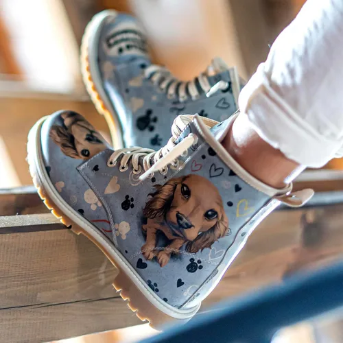 Miniatura 5 de DOGO Botas largas para mujer botas de invierno de cuero vegano y diseño único para mujer, botas cómodas y elegantes para mujer