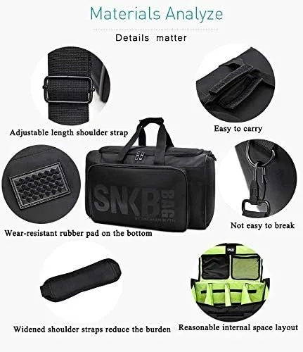 Miniatura 4 de ARTFILIF Bolsa de zapatos para viajes, bolsa de tenis de viaje, bolsa de lona para zapatos para viajes, bolsa de gimnasio deportiva para mujeres