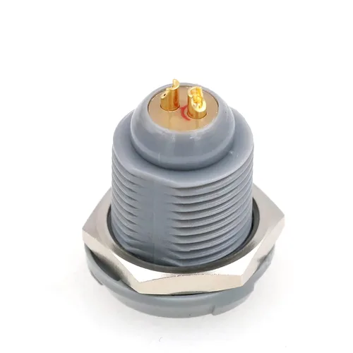 Miniatura 15 de 1P plástico PAG PKG enchufe enchufe Push Pull Auto bloqueo Hold Conector 2 Pin Plug macho para médico