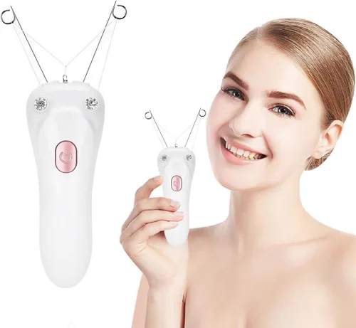 Miniatura 8 de Removedor de vello facial, depiladora eléctrica inalámbrica para mujer, depiladora de hilo facial, depiladora de belleza para mujer, removedor