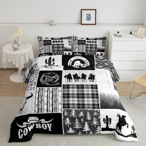 Miniatura 35 de Juego de edredón de pavo real en acuarela tamaño King, elegante y hermoso juego de ropa de cama edredón de plumas azules de 3 piezas para niños