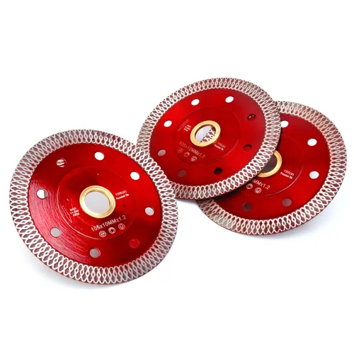 3 unids/lote 4 "super fina porcelana diamante hoja de sierra hoja de azulejo para porcelana cerámica