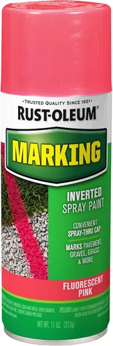 Miniatura 13 de Rust-Oleum 1987830 Pintura en aerosol para marcado especial, 11 onzas, naranja fluorescente